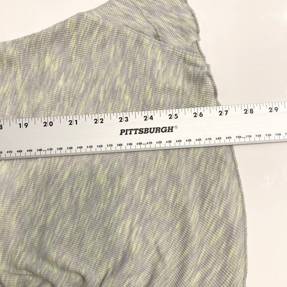 CALVIN KLEIN Hoodie Womens 3X Plus Size Performance Heathered Ruched Lettuce Hem - Picture 10 of 11